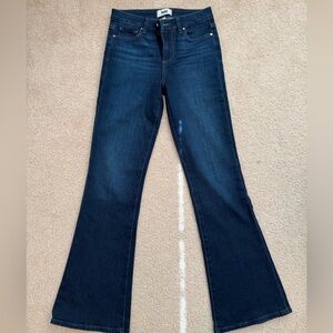 PAIGE Dark Blue Flare Jeans